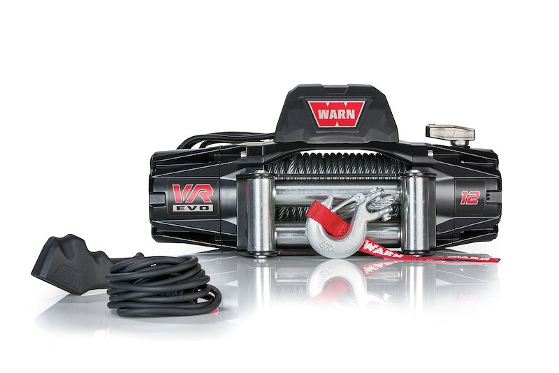 Warn VR12 12,000 lb Winch with Steel Rope