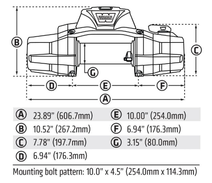 WARN ZEON XD 14-S 12V Electric Recovery Winch 14,000 lb