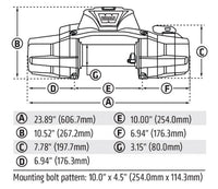 WARN ZEON XD 14-S 12V Electric Recovery Winch 14,000 lb