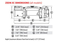 WARN ZEON XC 14-S 12V Electric Recovery Winch 14,000 lb
