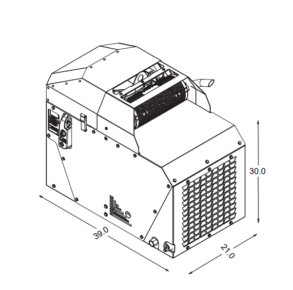 Vanair Viper G70 Gas Rotary Screw Air Compressor 70 CFM 125 PSI - GV3H-B70