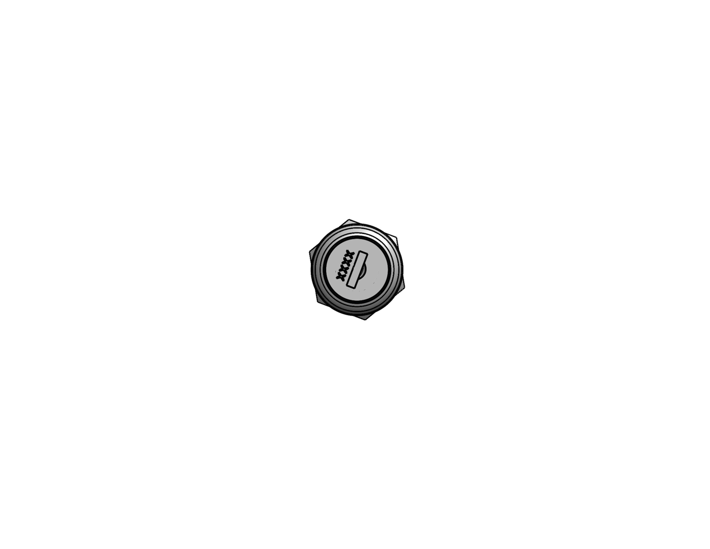 Reading Paddle Latch Lock Cylinder - 14444171