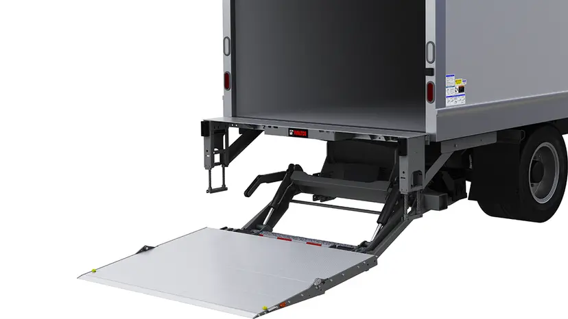 HIAB HLF30 60 X 84 Aluminum Platform Column Liftgate with Walk Ramp 102"