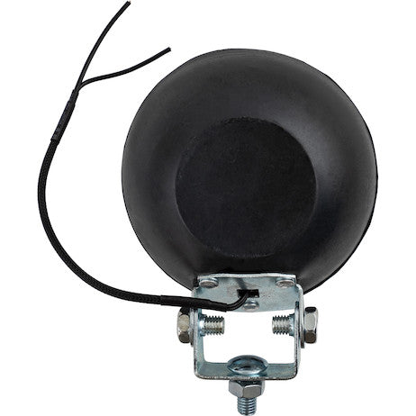 5 Inch Clear Round Incandescent Flood Light - Black Housing