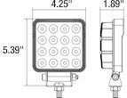 Ultra Bright 4.5 Inch Square LED Flood Light