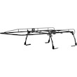 11-1/2 Foot Black Steel Truck Ladder Rack