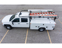 14-1/2 Foot Black Service Body Ladder Rack