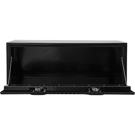 18x18x48 Inch Gloss Black Steel Underbody Truck Box With Aluminum Door