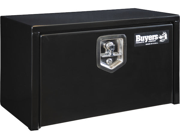 14x12x24 Inch Black Steel Underbody Truck Box