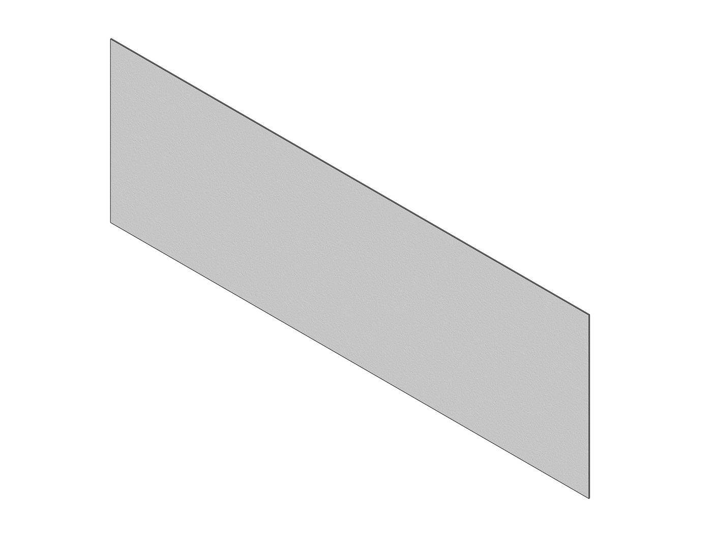 108"x26' Side Panel, FRP