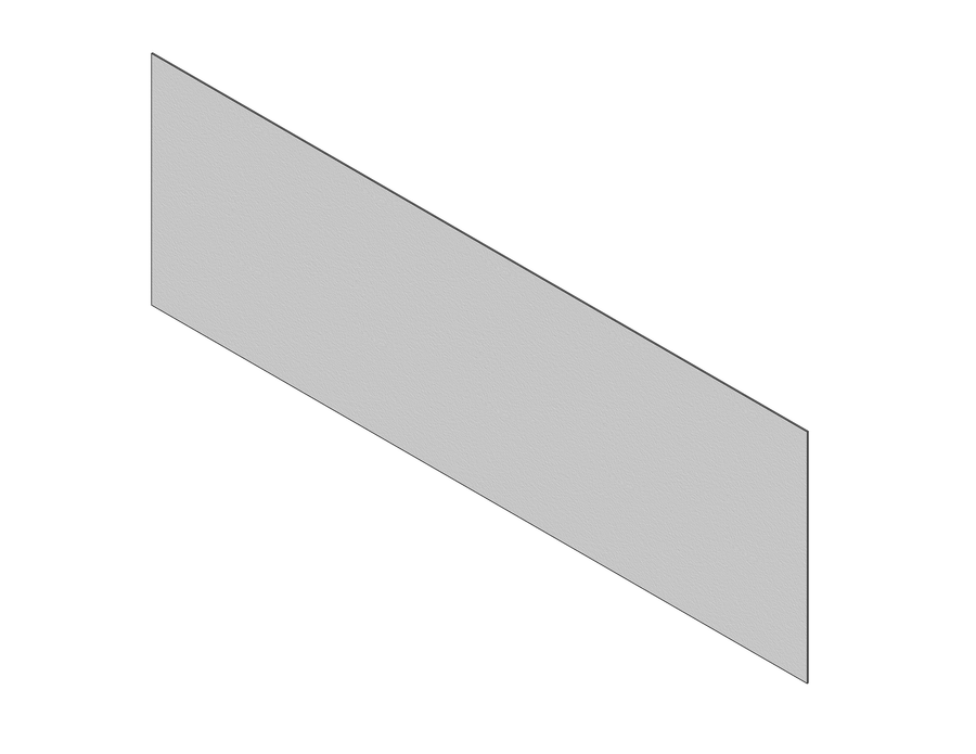 108"x26' Side Panel, FRP