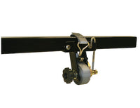 1-1/2 Inch x 7 Foot Steel Ladder Rack Ratchet Tie Down Angle Mount with Double J Hooks