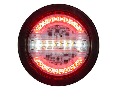 4 Inch Combination LED Stop/Turn/Tail, Backup, and Strobe Light with 32 LEDs