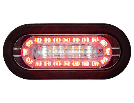 6 Inch Combination LED Stop/Turn/Tail, Backup, and Strobe Light with 32 LEDs