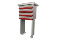 Warner Storage Drawer Unit 14"W x 29.32"H x 12"D - 600105