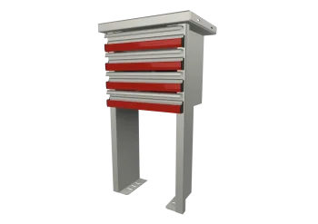 Warner Storage Drawer Unit 14"W x 29.32"H x 12"D - 600105