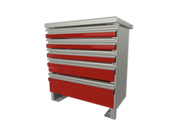 Warner Storage Drawer Unit 23"W x 25.57"H x 17"D - 600114