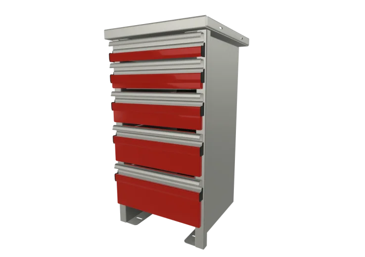 Warner Storage Drawer Unit 15"W x 29.57"H x 17"D - 600117