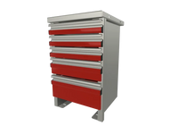 Warner Storage Drawer Unit 16"W x 25.57"H x 17"D - 600120