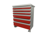 Reading Storage Drawer Unit 25.5"W x 30.32"H x 18"D - 510104
