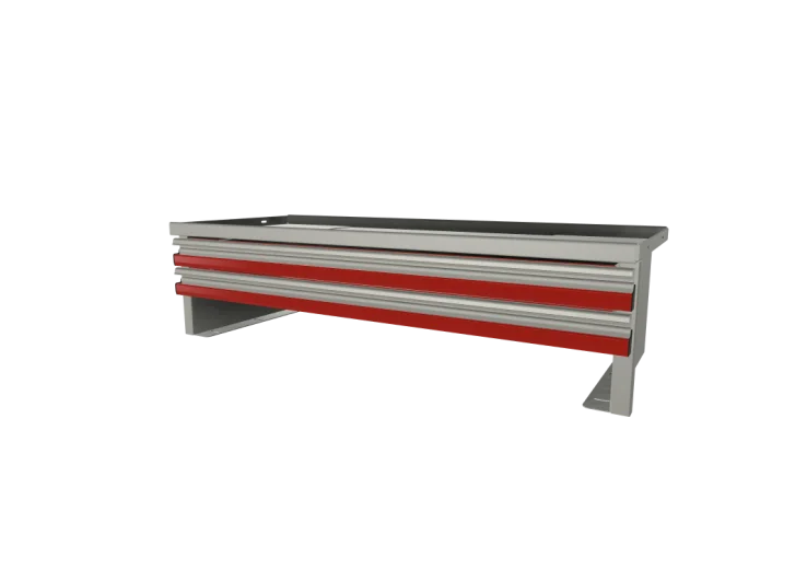 Reading Storage Drawer Unit 44.25"W x 11.82"H x 18"D - 510114