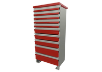 Reading Storage Drawer Unit 23"W x 48.813"H x 18"D - 510202