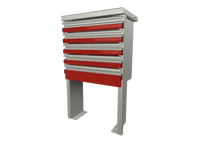 Reading Storage Drawer Unit 18.5"W x 31.25"H x 12"D - 510150