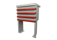 Reading Storage Drawer Unit 18.5"W x 26.25"H x 12"D - 510151