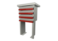 Reading Storage Drawer Unit 13.5"W x 26.313"H x 12"D - 510163