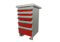 Reading Storage Drawer Unit 13.5"W x 26.313"H x 18.5"D - 510164