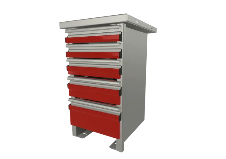 Reading Storage Drawer Unit 13.5"W x 26.313"H x 18.5"D - 510164
