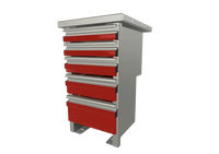 Reading Storage Drawer Unit 13.5"W x 26.313"H x 18.5"D - 510165