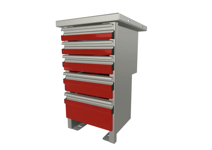 Reading Storage Drawer Unit 13.5"W x 26.313"H x 18.5"D - 510165