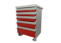 Reading Storage Drawer Unit 18.5"W x 26.313"H x 18.5"D - 510166
