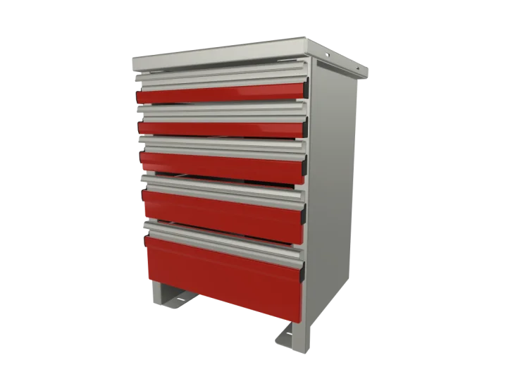 Reading Storage Drawer Unit 18.5"W x 26.313"H x 18.5"D - 510166