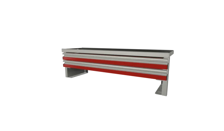 Reading Storage Drawer Unit 40.25"W x 7.82"H x 12"D - 510152