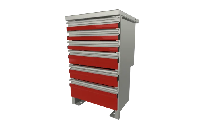 Reading Storage Drawer Unit 18.5"W x 30.32"H x 18.5"D - 510167