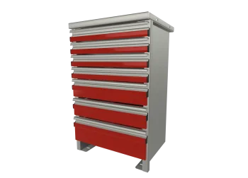 Reading Storage Drawer Unit 21"W x 33.313"H x 18"D - 510309