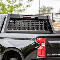 Buyers GuardDogg Matte Black Heavy-Duty Steel Pickup Truck Headache Rack with Mounting Brackets