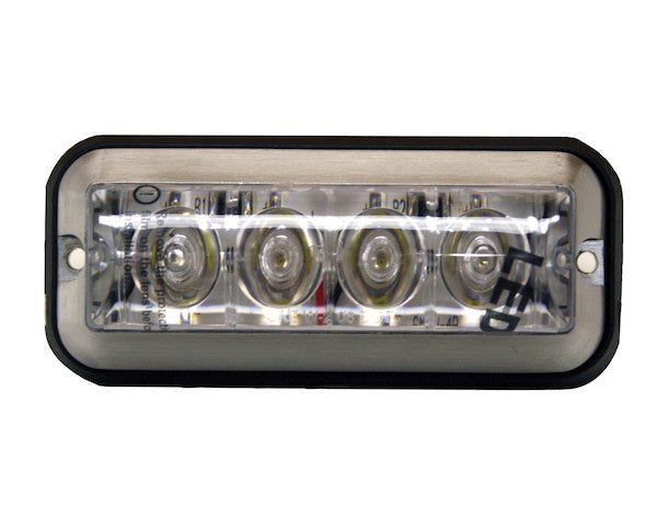 Amber Raised 5 Inch LED Strobe Light