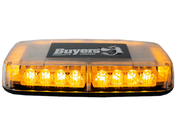 11 Inch Rectangular Multi-Mount Amber LED Mini Light Bar