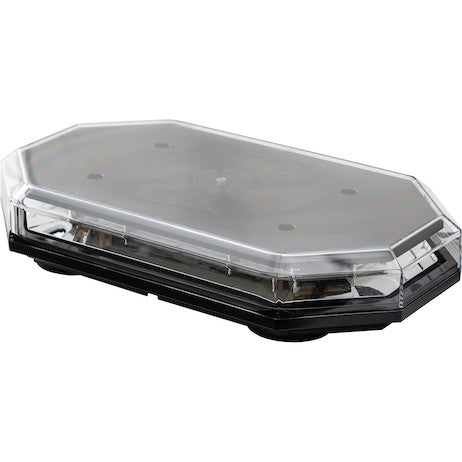 15 Inch Octagonal LED Mini Light Bar - Amber/Clear