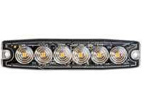 Ultra Thin 5 Inch Amber LED Strobe Light