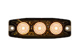 Ultra Thin 3.5 Inch Amber LED Strobe Light