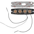 Ultra Thin 4.5 Inch Amber LED Strobe Light