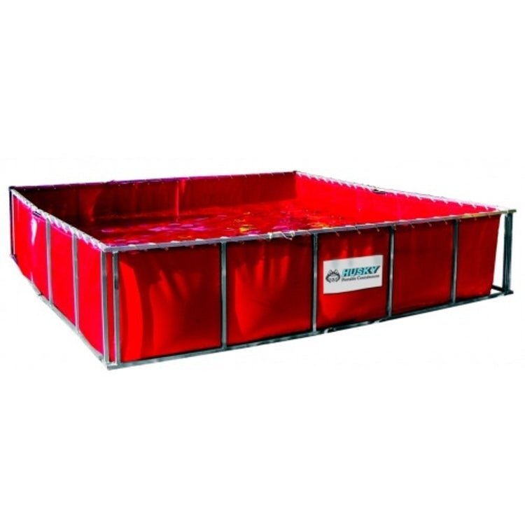 Husky Folding Tank 4000 Gallon Aluminum Frame Red