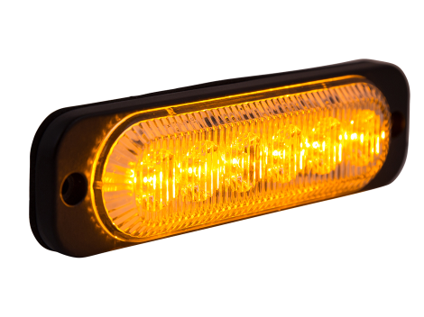 Ultra Thin 5 in Amber LED Strobe