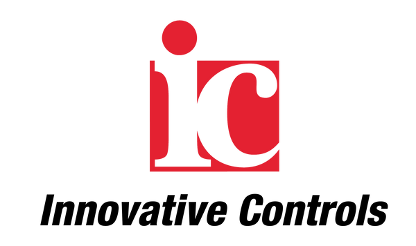 Logo of Innovative Controls with red and white design on a white background