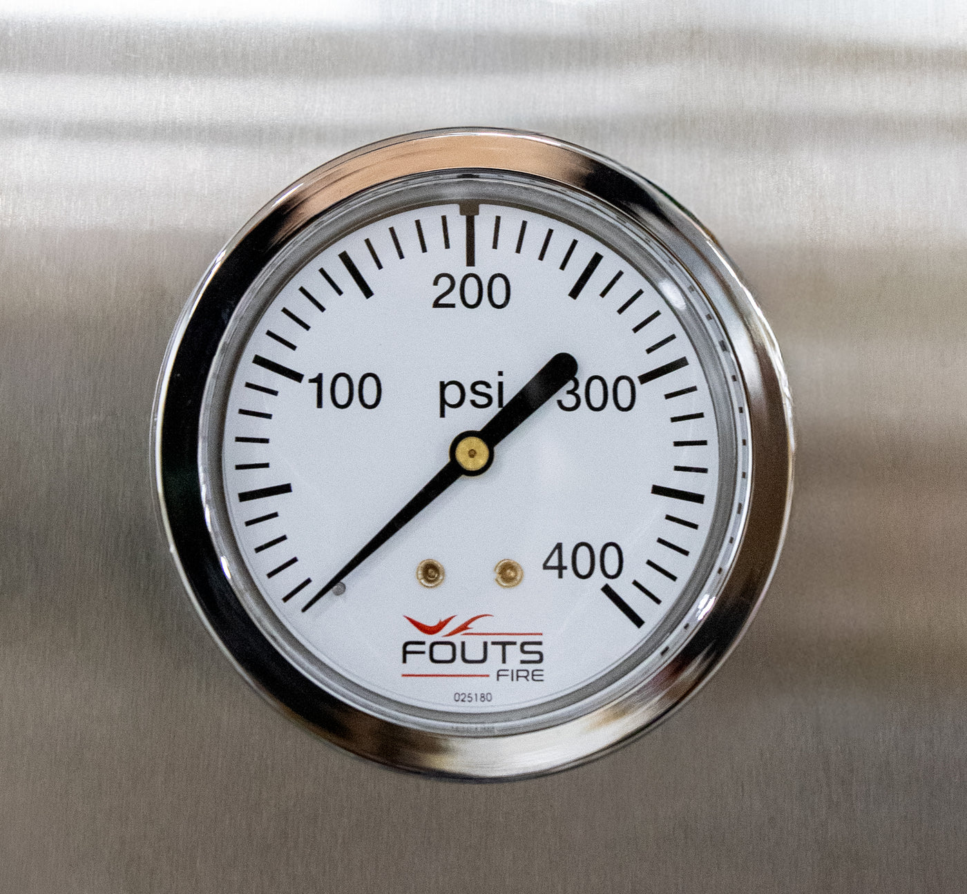 2.5 in Liquid Filled Pressure Gauge 0–400 PSI