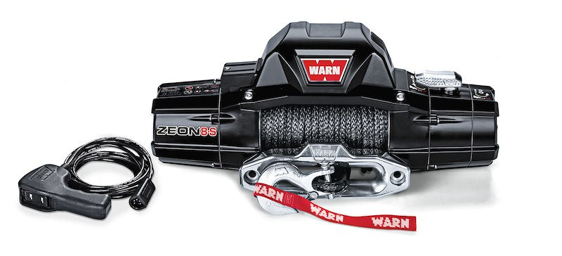 WARN ZEON 8-S 12V Electric Recovery Winch 8,000 lb Synthetic Rope